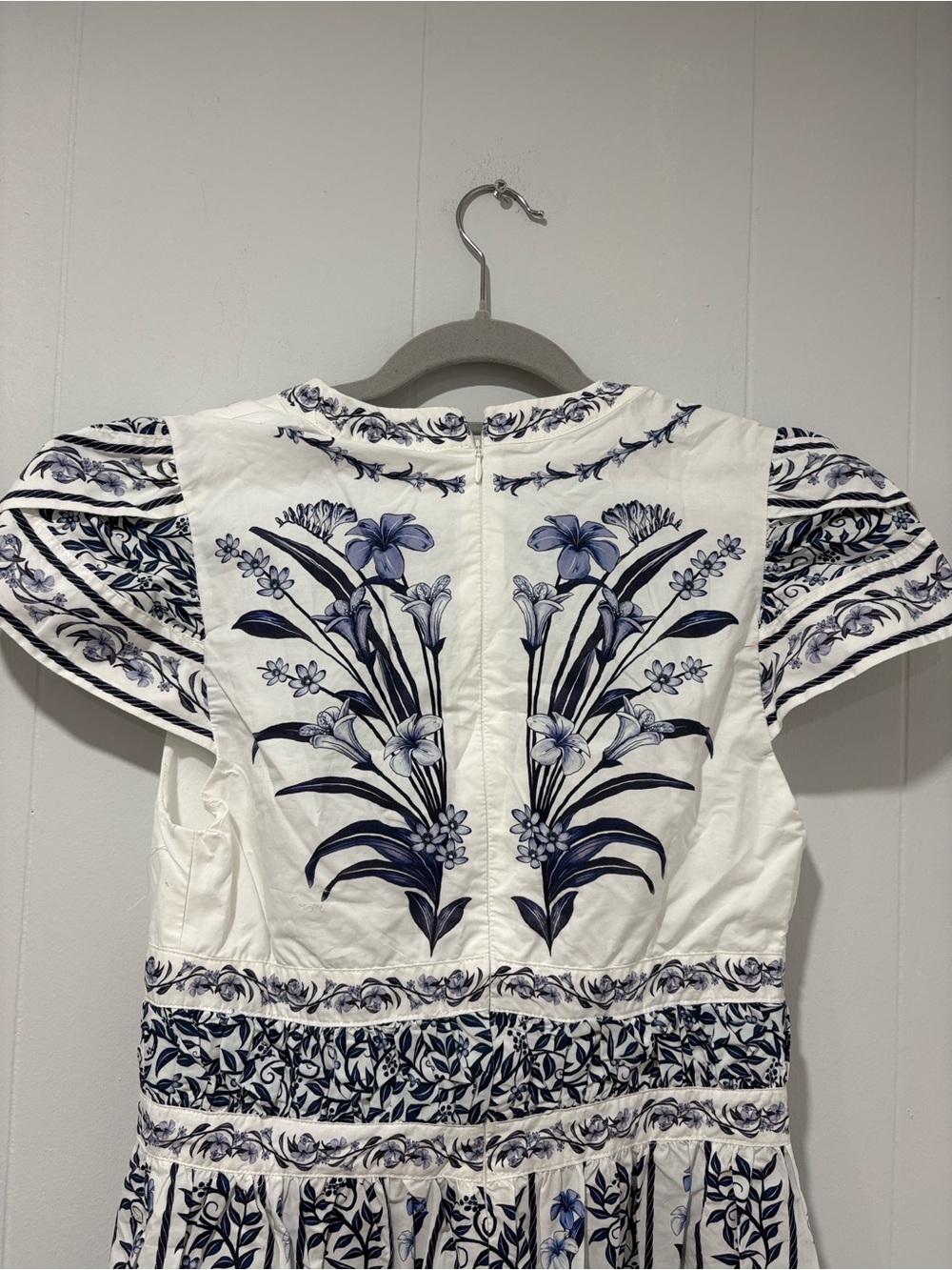 FARM Rio White & Navy Floral Embroidered Mini Dress - Picture 8 of 16